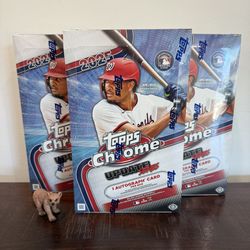 2025 Topps Chrome Baseball Update Series Hobby Box