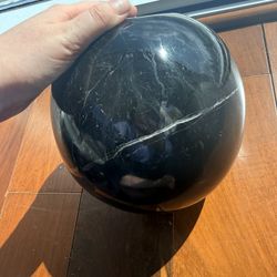 Elegant Black Marble Vase