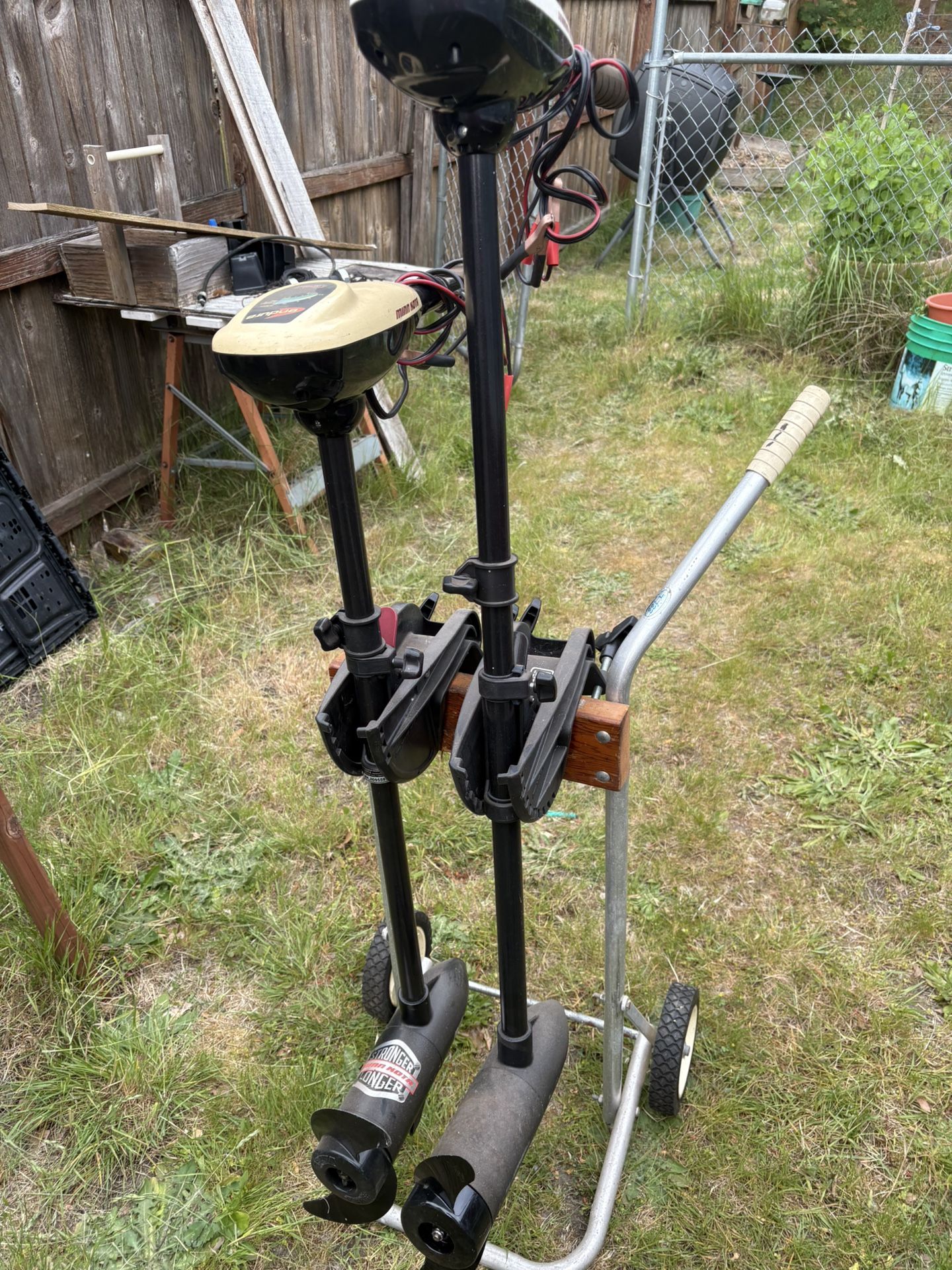 Trolling Motors, Down Rigger And Outboard Stand