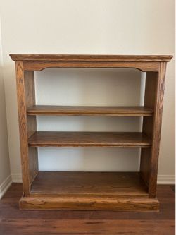 Wood shelves