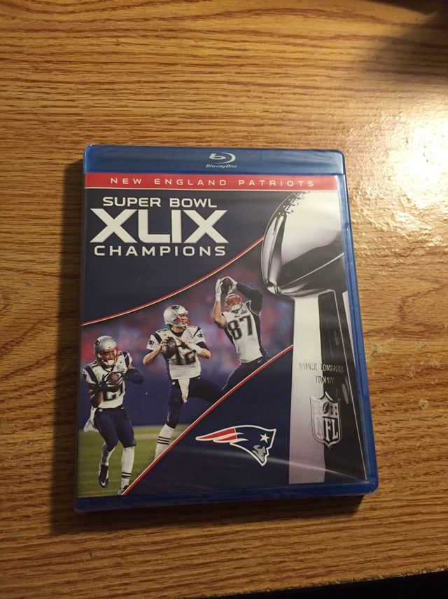New England Patriots Super Bowl Champs Blu Ray Dvd