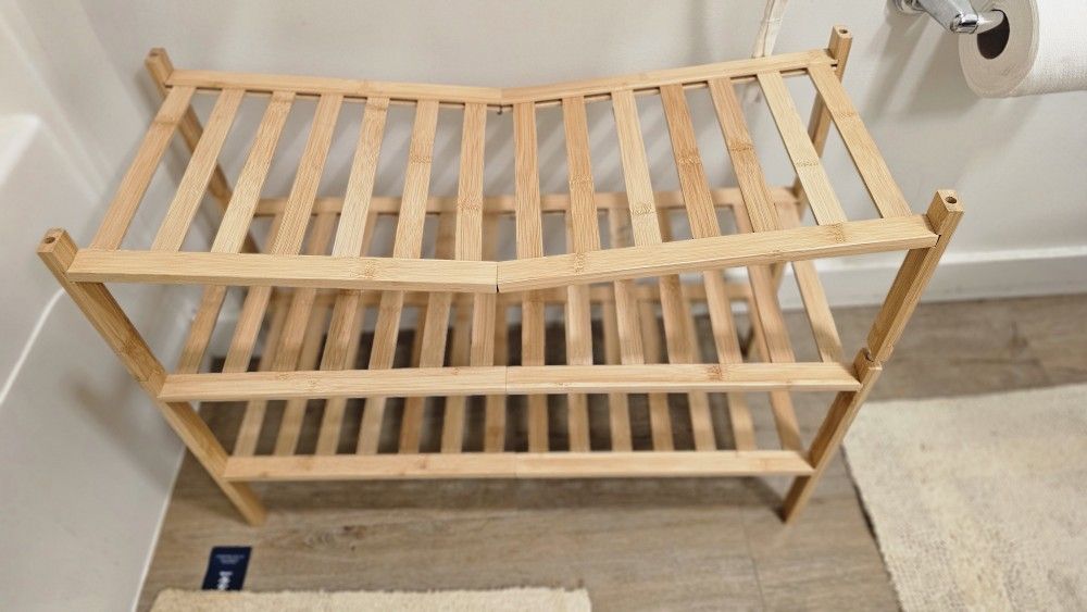 Simple, stylish, and functional wooden shelf