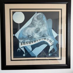 Beautiful Piano Abstract Print