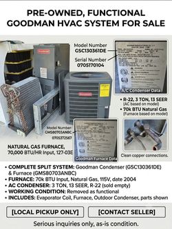 Full 3 ton AC split system