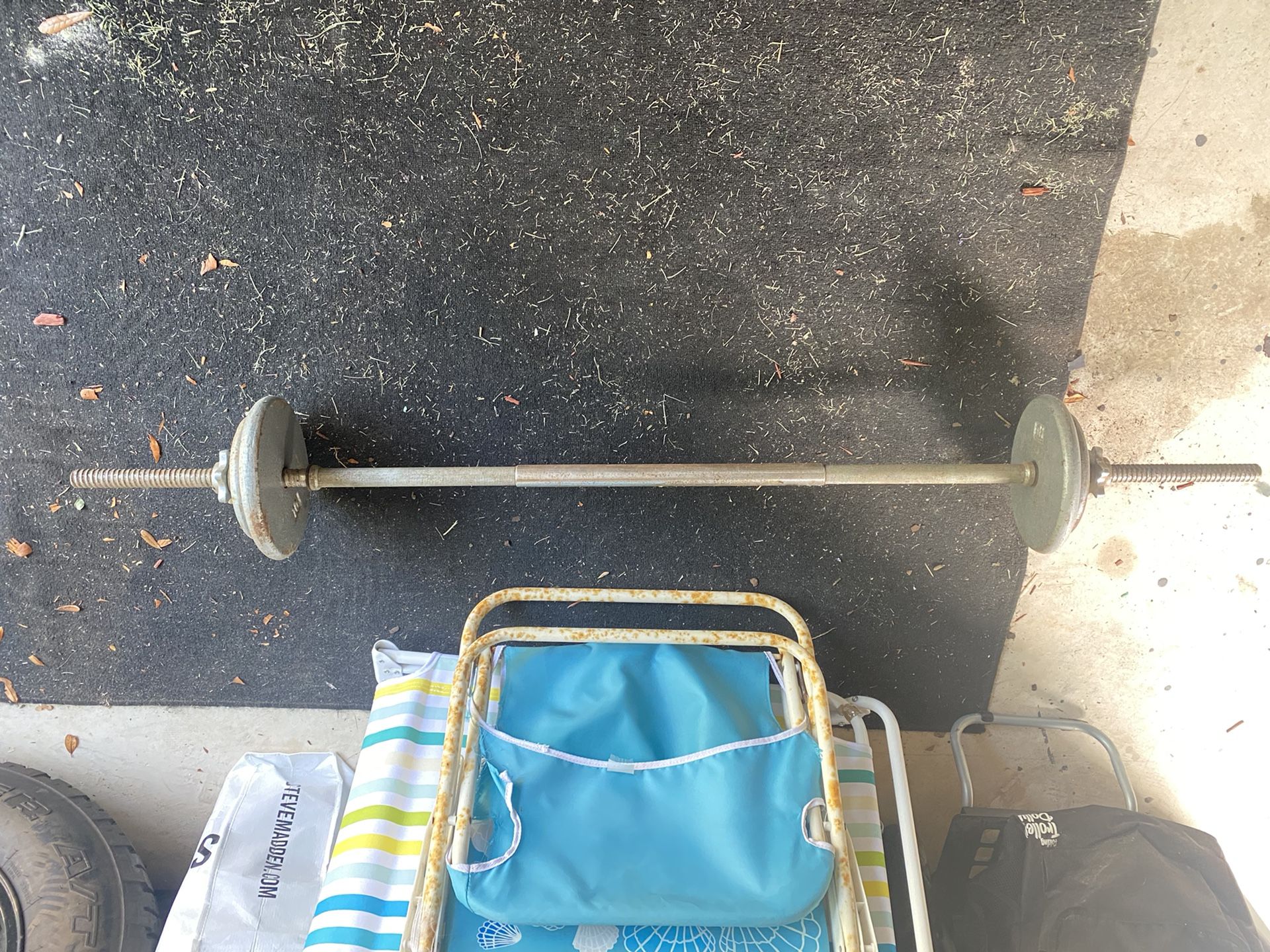 Weights And Barbell Set