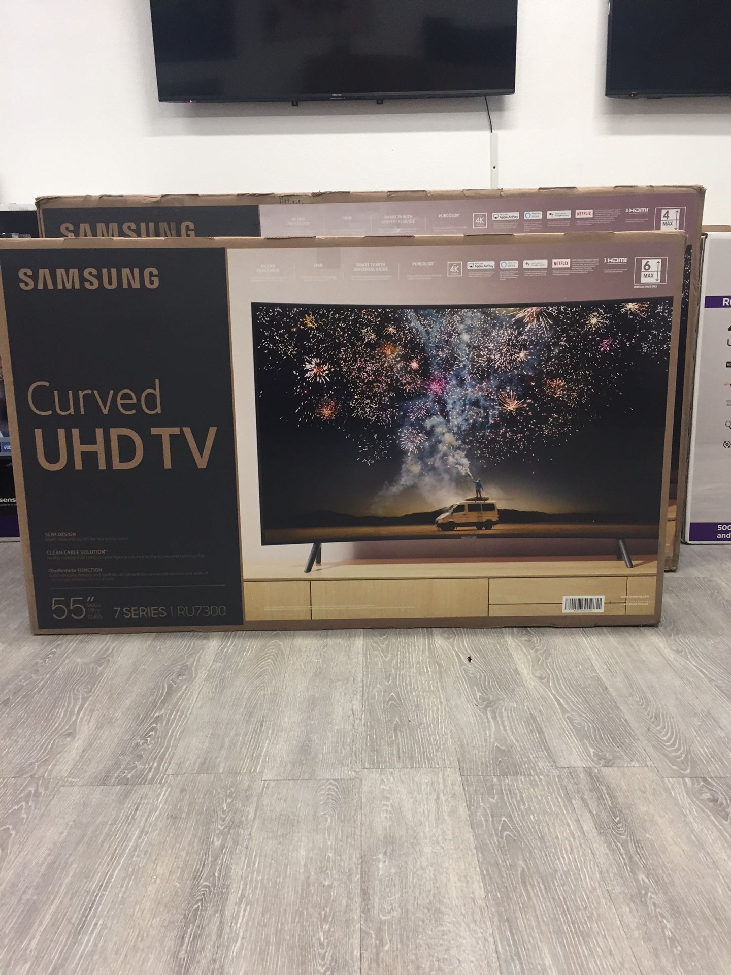 55 INCH SAMSUNG 4K CURVED SMART TV 📺