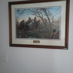 John Paul Strain "Plan For Victory" Civil War Framed Print