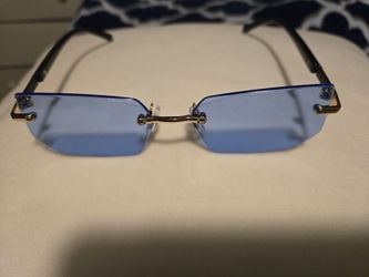 BRAND NEW Frameless blue shades