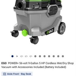 EGO POWER 56v 9 Gallon Wet /Dry VAC