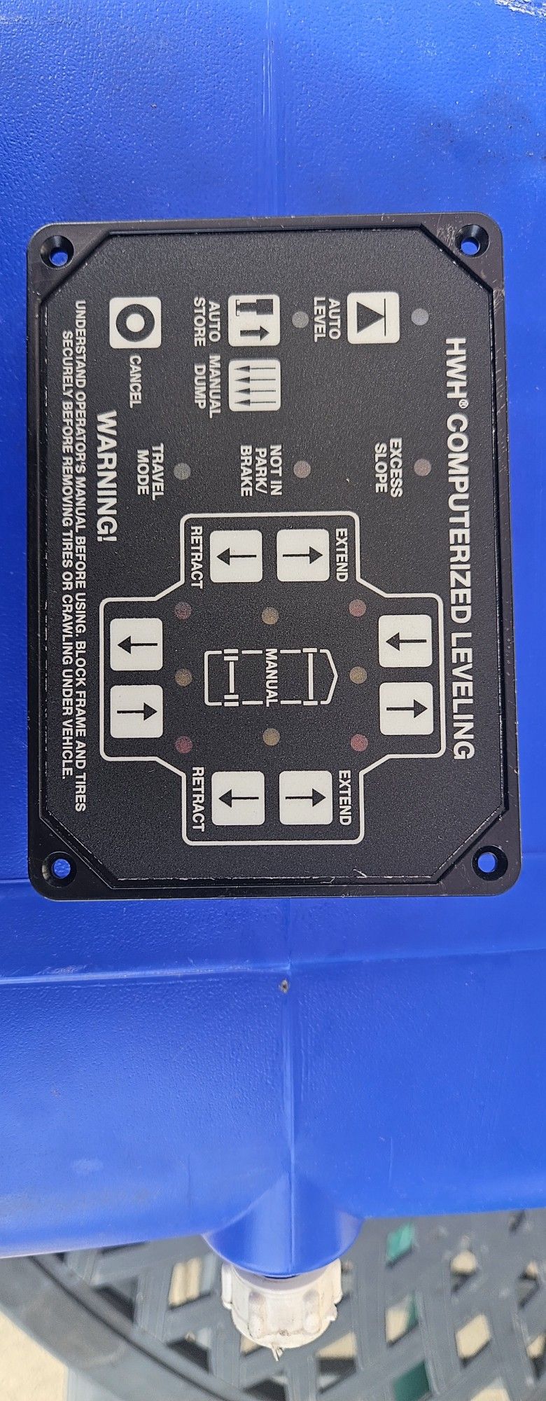 HWH Rv Leveling Control Panel