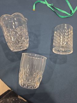 Crystal glass jars