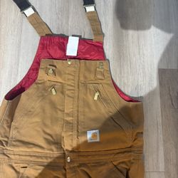 Carhartt 34x32 Working Work Bib Overalls