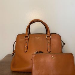 Authentic Kate Spade Purse & Matching Wallet 