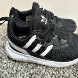 Adidas Black Toddler Slip On Sneaker Size 6c