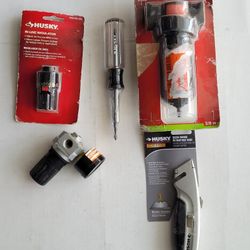 Husky Tool Lot Air Compressor Bundle 