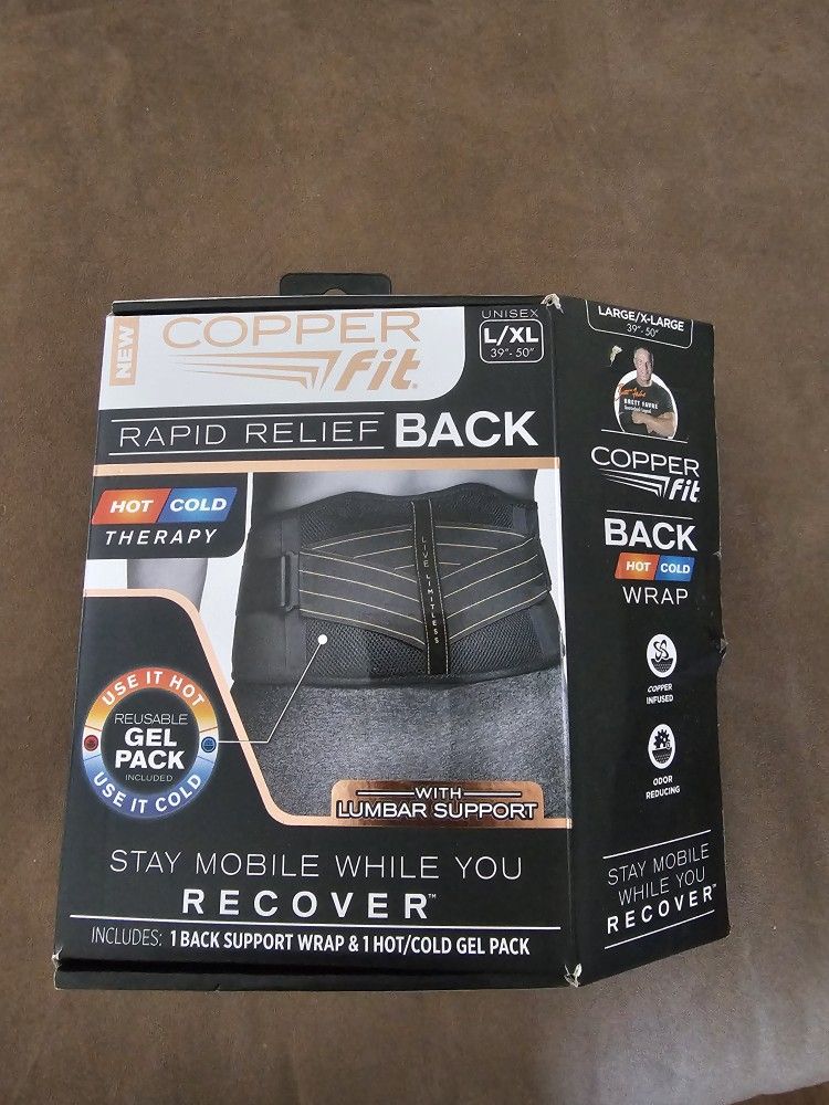 Copper Fit Back Support Belt