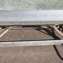 Wal-Board Aluminum Walk-up Bench 4ft x 19"-30"