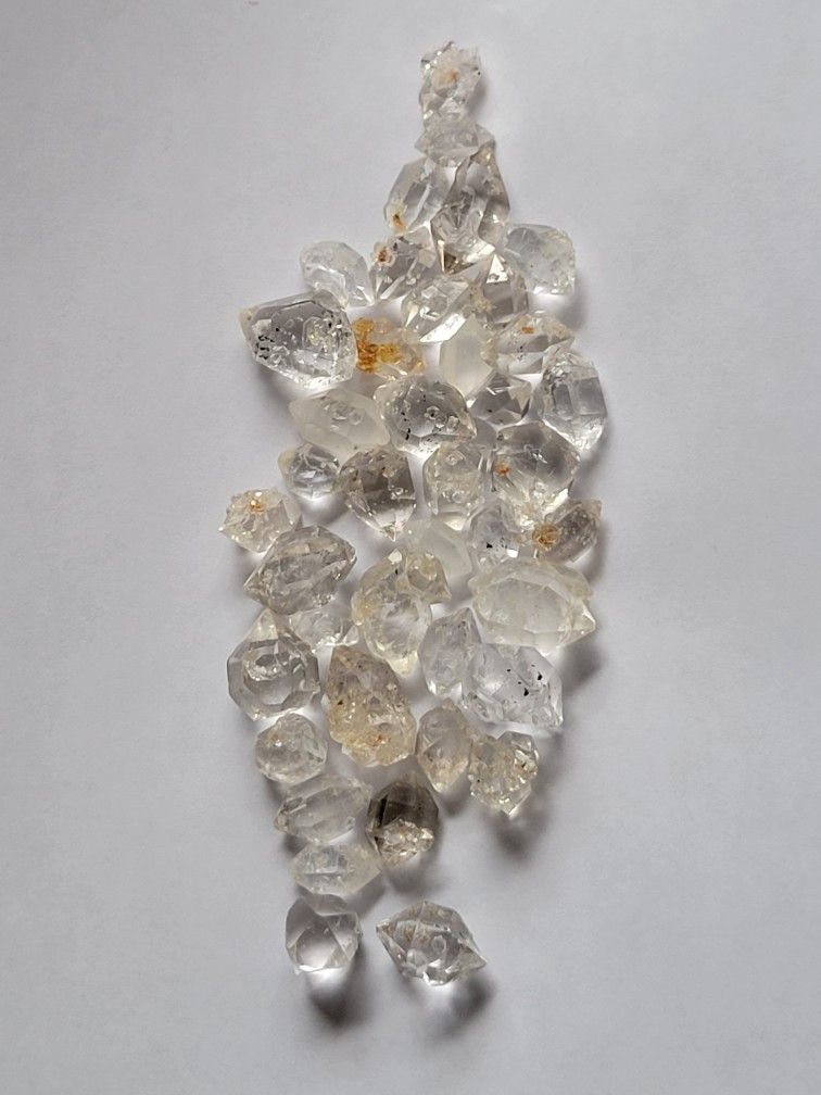 50pcs. Natural Herkimer Diamond Lot Gemstone Lot CRYSTALS RARE