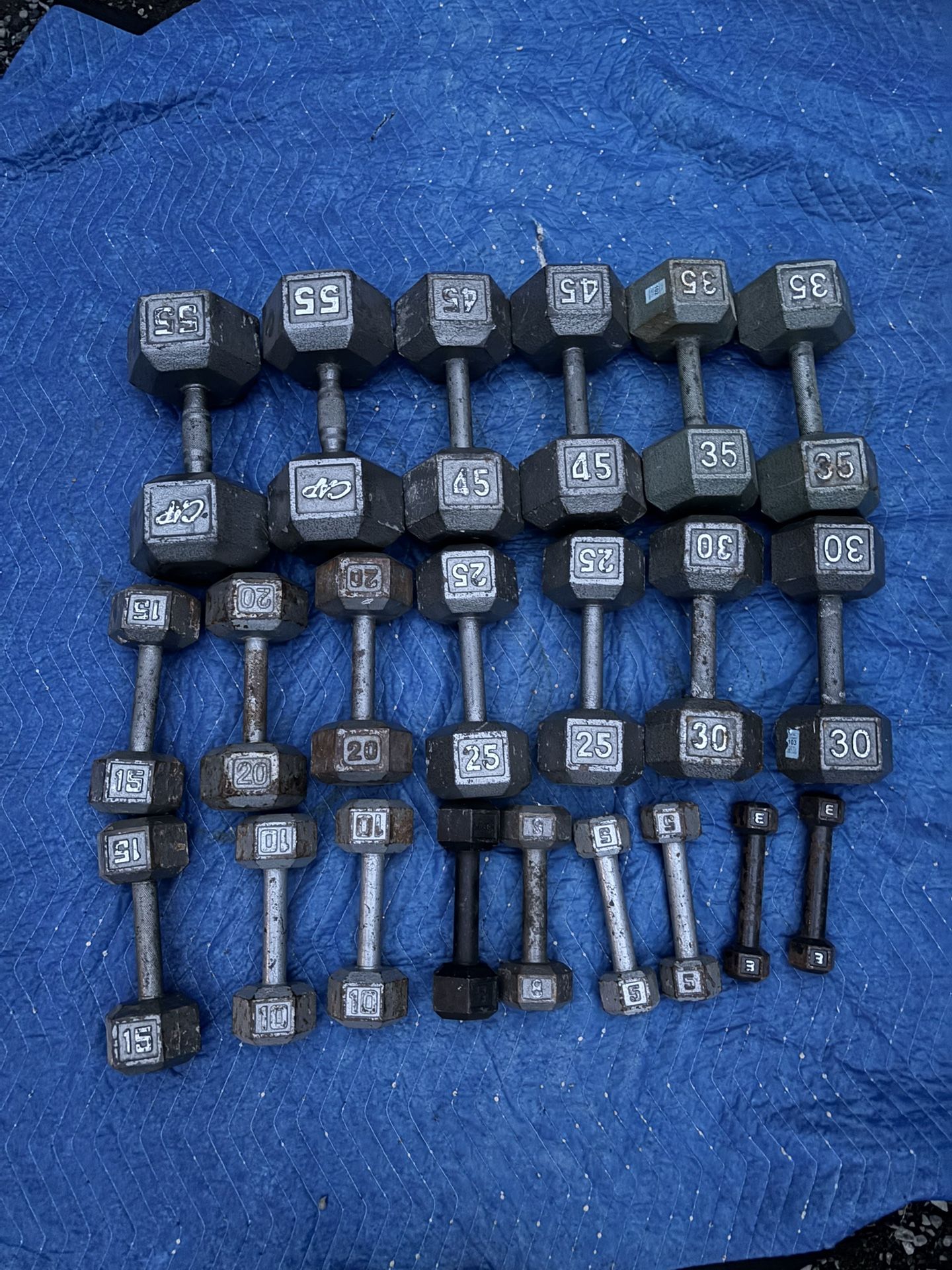 Dumbbells 502 Lbs