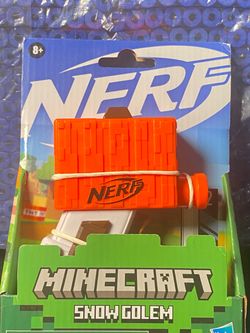 Nerf Minecraft Snow Golem Mini Blaster