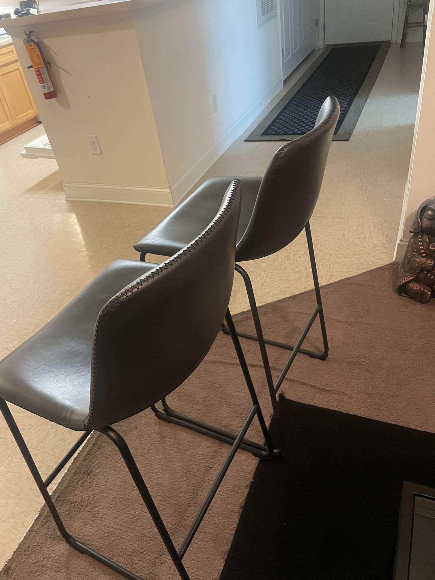 Leather Bar Stools