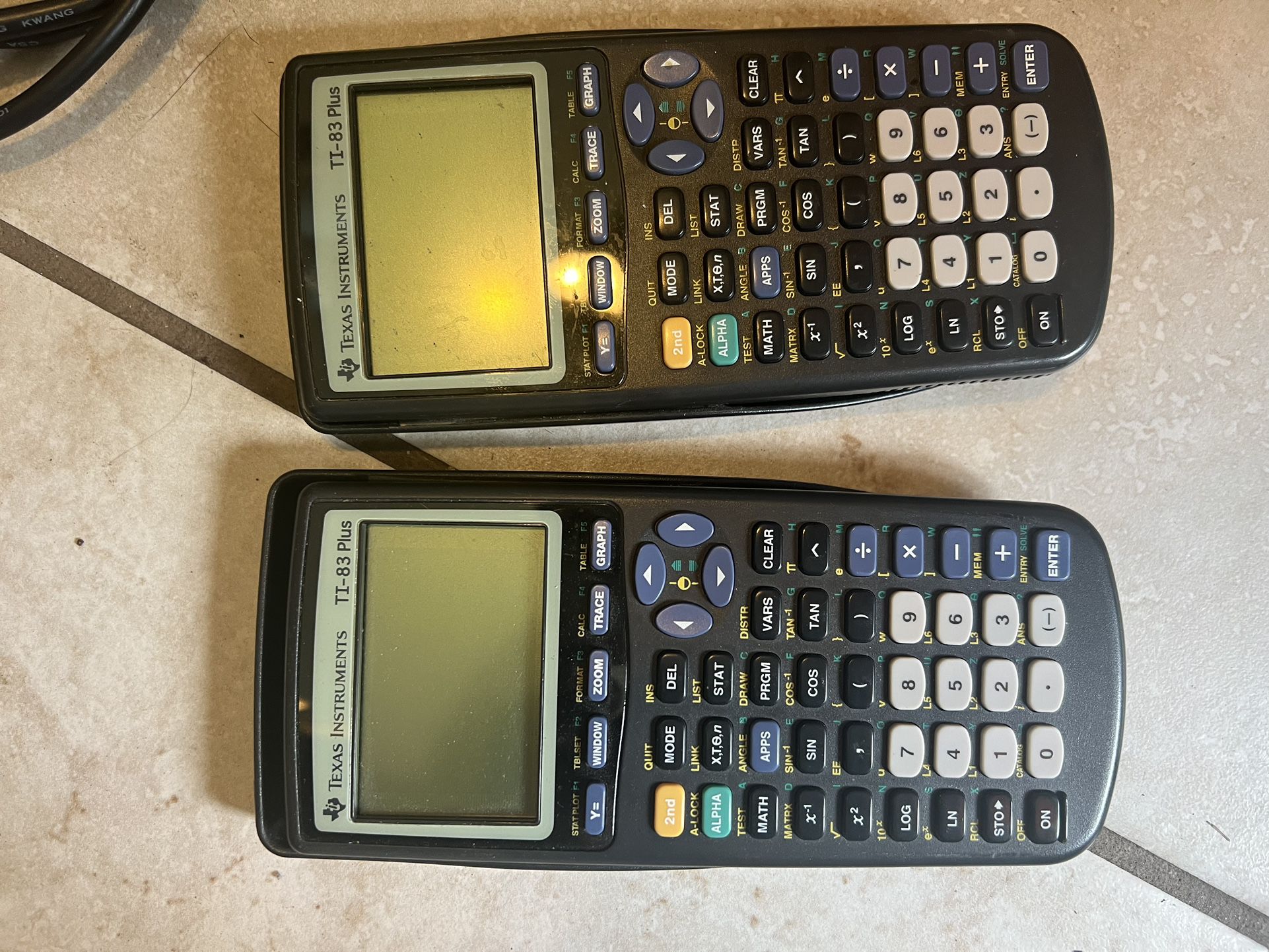 2 TI-83 Plus Calculators 