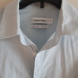 CALVIN KLEIN  MENS SHIRT, USED ONCE IN EXCELLENT CONDITION, SIZE SMALL