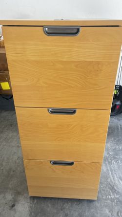 Ikea Galant File Cabinet Big 3 Drawer with Lock