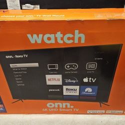 50" 4K ONM Flat Screen TV. Brand NEW Never Open