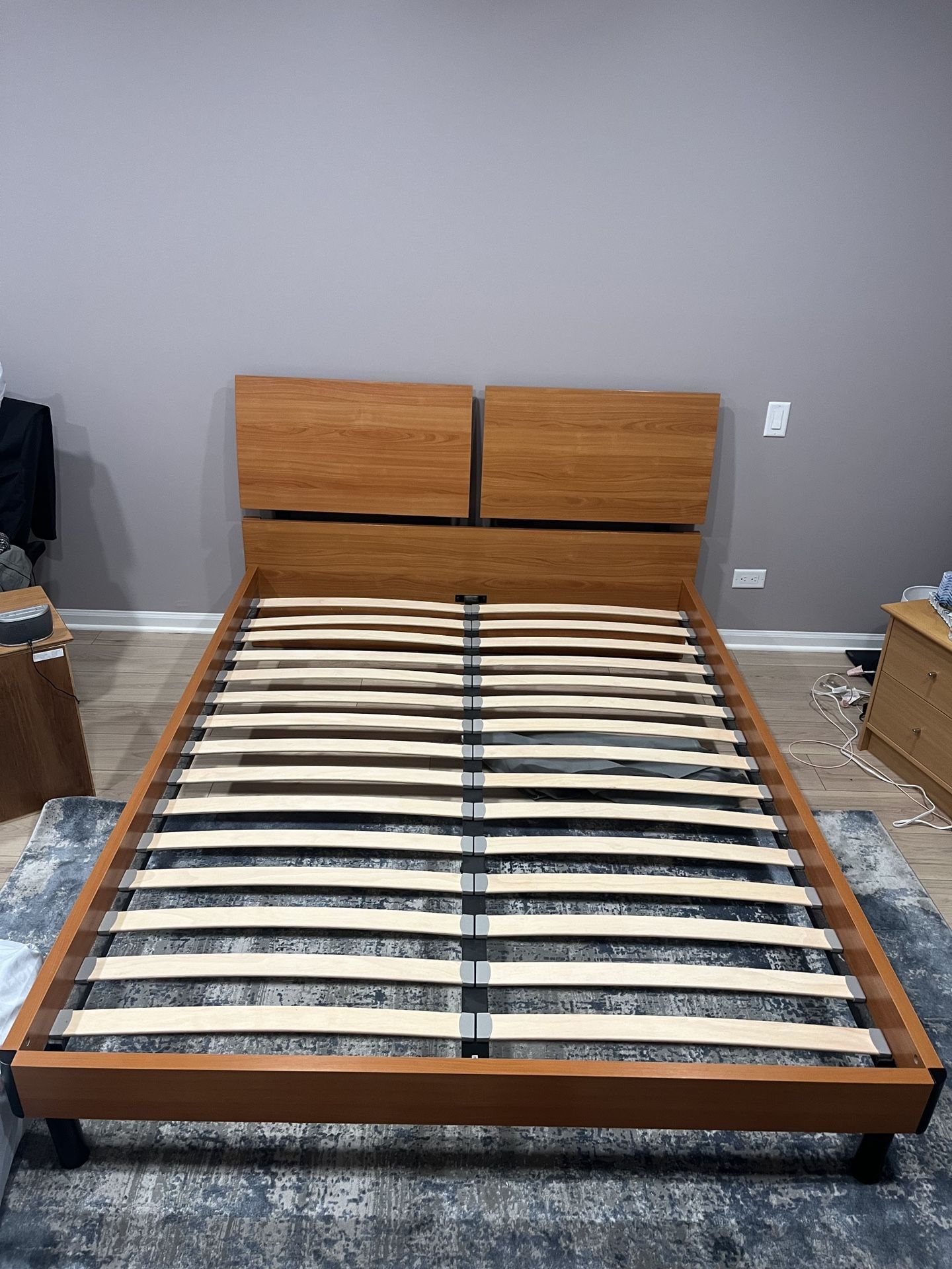 Queen Size Bed frame And Headboard 