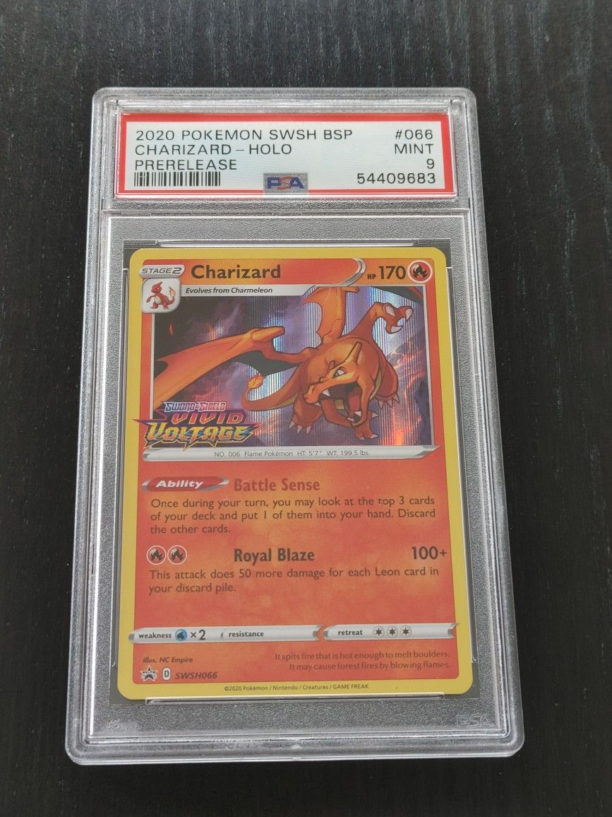 Pokemon Charizard SWSH066 PSA 9