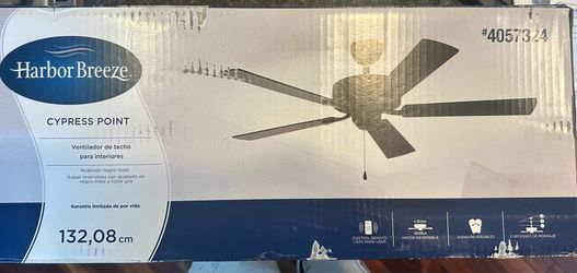 New!! Harbor Breeze 52” Cypress Point ceiling fan