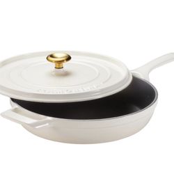 Tramontina 12" Enameled Cast Iron Skillet with Lid