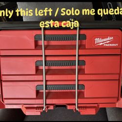 Milwaukee PACKOUT 22 in. Modular 3-Drawer Tool Box with Metal Reinforced Corners