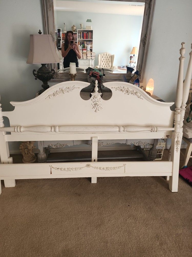 Shabby Chic King Size Bed Frame