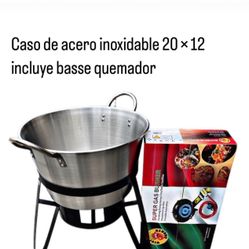 Cazo Con Vase I Quemador Nuevo En Especial $140