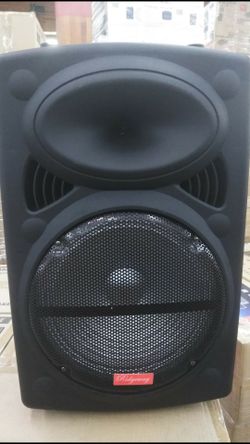 3000 watt 12" Bluetooth speaker DJ karaoke style comes with microphone and remote and stand