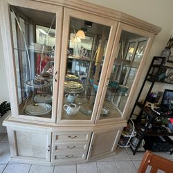 Vintage China cabinet- Must Go ASAP