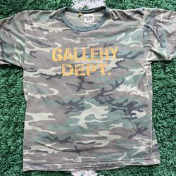 Gallery Dept. Camo Tee Size XL 100% Authentic 