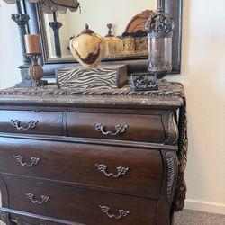 Dresser With Marble Top