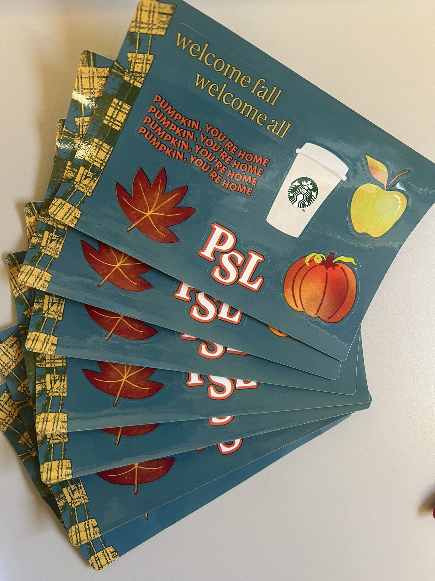 Pumpkin spice Starbucks Stickers