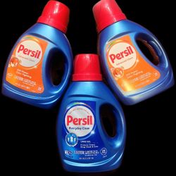 3 Persil Laundry Detergent Bottles