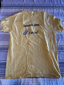 Novelty Gay Shirt Unisex Size M