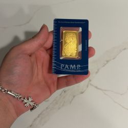 1 oz PAMP Suisse Lady Fortuna Veriscan Gold Bar