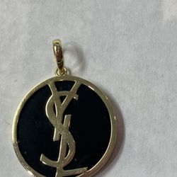 18k Gold YSL Pendant #110107-3 MJ