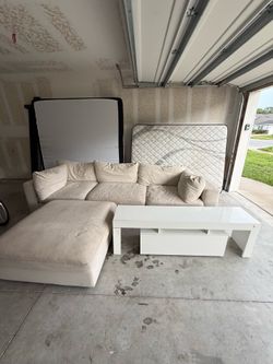 Sofa,mattresses and tables