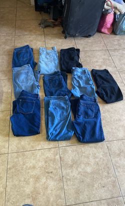 Jeans Size 14, 16, 32. 