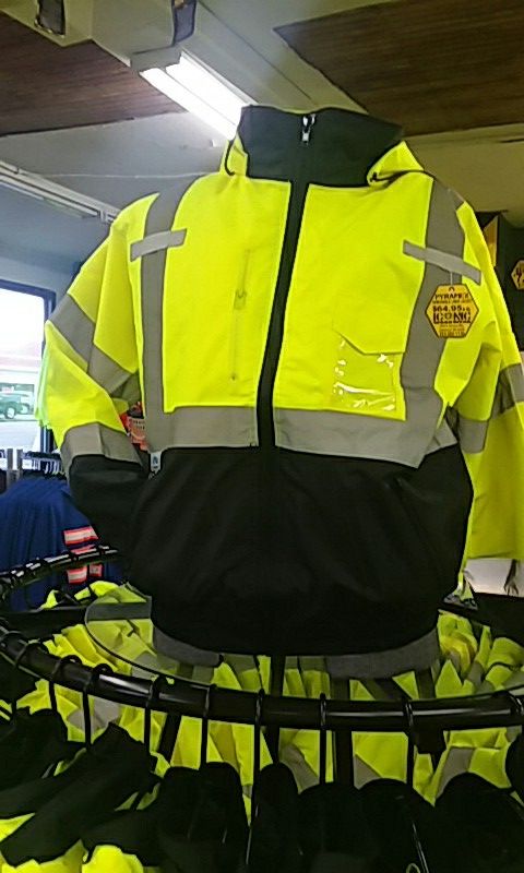 Class 3 High Visibility Safety Jacket with Removable Fleece