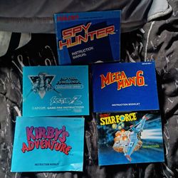 Instruction books for nes games