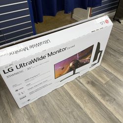 LG UltraWide Monitor 35” AMD FreeSync, HDR, Adjustable Height, 3440x1440 Resolution
